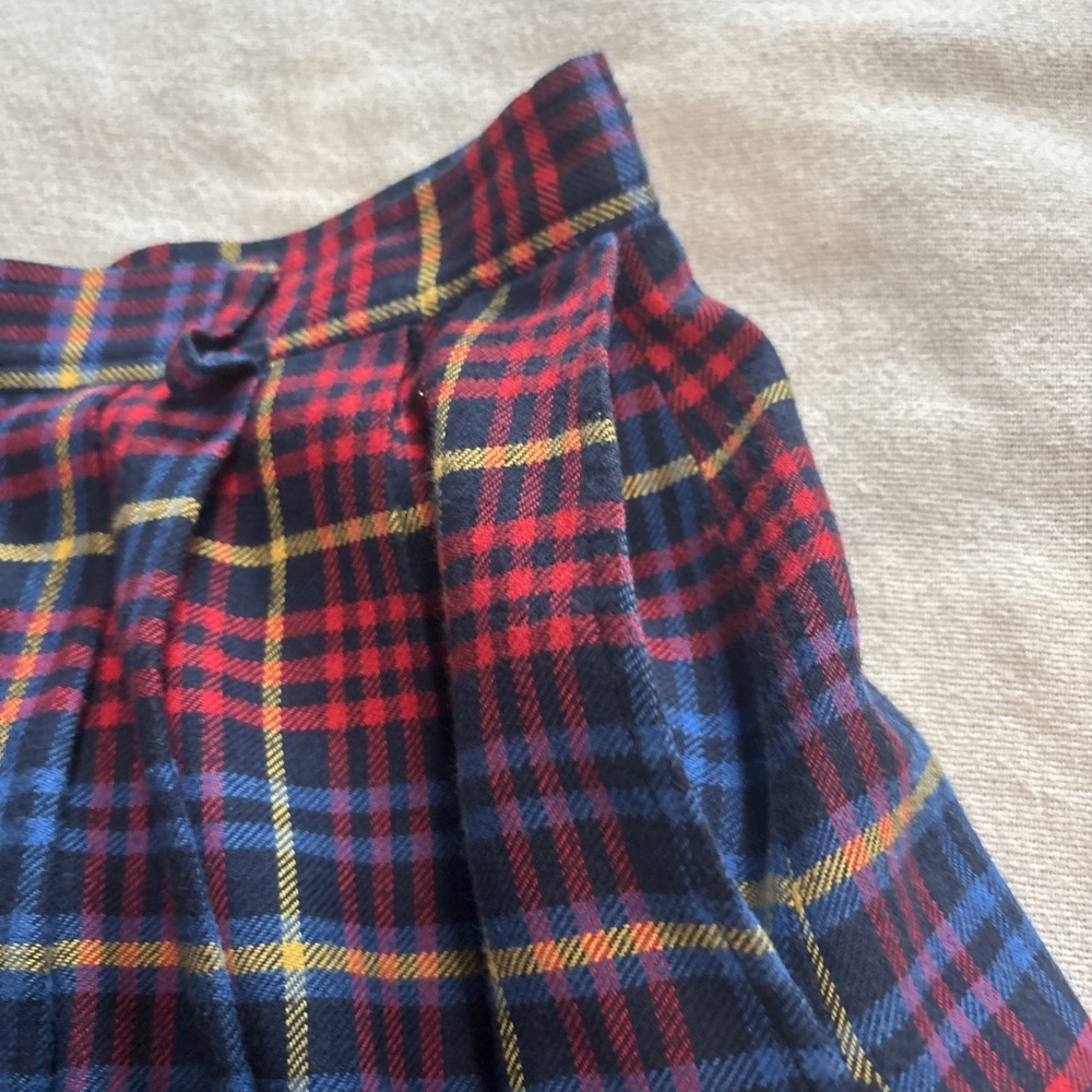 Vintage Sophisticates By‎ Pendleton Knockabout Cotton/Wool Plaid Skirt Women's 8 - Picture 5 of 6
